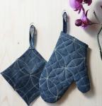 1-Yard 8 oz Navy Blue Denim Fabric for Sewing, Crafting|Stylish Denim Fabric by The Yard |Jean Material