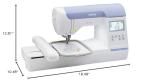 Brother PE800 Embroidery Machine, 138 Built-in Designs, 5" x 7" Hoop Area, Large 3.2" LCD Touchscreen, USB Port, 11 Font Styles