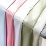 Satin Fabric by The Yard, Satin Fabric Silky & Shiny SmoothCloth Fabric Bridal Satin Fabric for Wedding Dress DIY Making Supplies Quilting Patchwork Clothing Sewing (Off White, 1 Yard)
