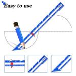 Frienda 3 Pieces Sewing Gauge with Sliding Marker 5-in-1 Measuring Sewing Tool Metal Seam Sliding Gauge Hemming Ruler Fabric Quilting Ruler for Knitting Crafting Seaming Beginner Supplies