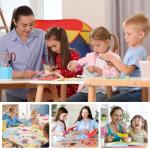 HeyPX 3-Pack 8.5" Ultra Sharp Stainless Steel Scissors - Premium All-Purpose for Office, Crafts, Sewing, Home & School | Comfort-Grip Ambidextrous (Left & Right Handed)