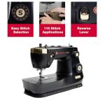 SINGER Heavy Duty 500 Classic Sewing Machine with Accessory Kit | Strong Motor with Enhanced Piercing Power, 23 Built-In Stitches, Full Metal frame, 1-step Buttonhole & LED Light