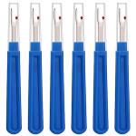6 PCS Seam Ripper Set, Ergonomic Grip Seam Ripper, Blue Seam Ripper for Sewing Crafting and Removing Embroidery Hems and Seams (Blue)