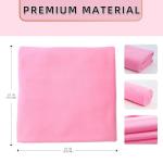 12PCS Solid Color Knitted Polar Fleece Fabric | 20''x20'' | Anti Pill Fabric Patchwork Polyester Plush Fleece Cloth for Sewing, Toys, Throw Blankets, PJ Pants, Booties, Eye Mask
