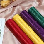 Cobedzy Black Satin Fabric by The Yard - 1 Yard 60 Inches Wide Shiny Satin Jacquard Fabric Luxurious Satins for DIY Crafts and Clothing Making