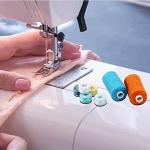 72Pcs Bobbins Sewing Threads Kit 36 Colors 500 Yards Sewing Polyester Thread Spools with 36Pcs Same Color Prewound Bobbins for Hand Sewing DIY Emergency Travel Sewing Machine Use