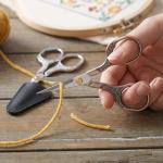 embroidery scissors-Glexal 5 Inch Precision Scissors-2 pack,small razor Sharp Blade Shears for craft Crochet sewing school paper cutting…