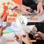 embroidery scissors-Glexal 5 Inch Precision Scissors-2 pack,small razor Sharp Blade Shears for craft Crochet sewing school paper cutting…