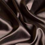 Ice Fabrics Stretch Charmeuse Satin Fabric by The Yard - 58/60” Wide Silky & Smooth Charmeuse Fabric by The Yard for Sewing Apparel, Dresses, Night Gowns, Tablecloths & More - ⁠Brown - 1Yard