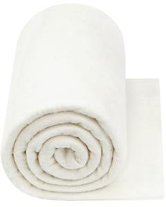 PLANTIONAL Natural Cotton Batting for Quilts: 47-Inch x 59-Inch Light Weight Purely Natural All Season Quilt Batting for Quilts, Craft and Wearable Arts