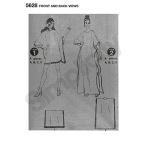 Simplicity UV5628OS 1970's Vintage Fashion Women's Caftan Sewing Pattern Kit, Code 5628, Sizes 8-40