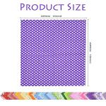 42Pcs 10"x10" Quilting Cotton Fabric Squares Sheets Pre-Cut Multi-Color Design Printed Floral Craft Fabric for DIY Sewing Scrapbooking Quilting Craft Patchwork (Red/Pink/Yellow/Green/Blue/Purple)