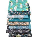 Aubliss 50pcs 100% Cotton Fabric Bundle 10" x 10" PreCut Fat Squares Sheets Printed Floral Sewing Supplies for Patchwork Sewing DIY Crafting Quilting Fabric(50PCS 10"x10", Floral)