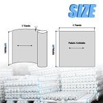 2 Yard White Cotton Fabric,Natural Cotton Poplin Fabric by The Yard, 59 Inches Wide 100% Cotton Fabric,Soft Embroidery Muslin Quilting Material for Sewing Material Apparel Cloth