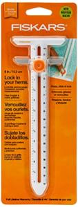 Fiskars 6" Sewing Measuring Gauge - 1/8" Increments