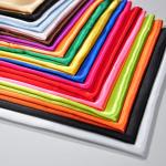 Satin Fat Quarter 18pcs 18inchX20.5inch 100% Polyester Poplin Fabric - Solid Quilting for Arts, DIY Crafts & Sewing Patchwork - 16 Kinds of Color