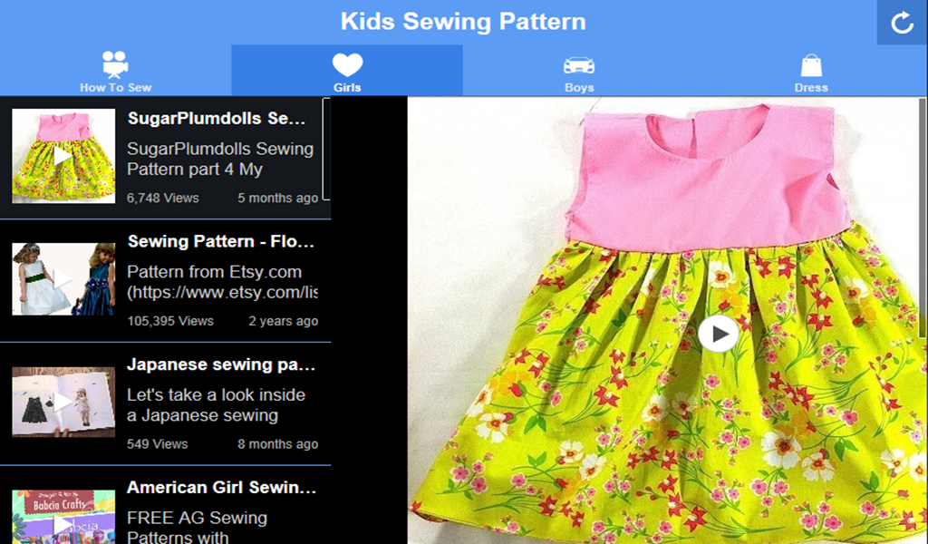 Kids Sewing Patterns for Dresses and More
