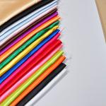 Satin Fat Quarter 18pcs 18inchX20.5inch 100% Polyester Poplin Fabric - Solid Quilting for Arts, DIY Crafts & Sewing Patchwork - 16 Kinds of Color