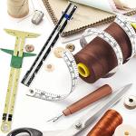 YEQIN 5-in-1 Sliding Gauge Measuring Sewing Tool