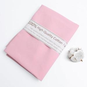 Candy Pink Cotton Fabric,Natural Cotton Poplin Fabric by The Yard 59 Inches Wide 100% Cotton Fabric for Sewing Material Apparel Cloth, Soft Embroidery Quilting 1 Yard