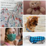 9.8X 9.8 42Pcs Cotton Print Fabric Bundle Squares Pre-Cut Multicolor Design Printed Quilting Sewing Floral for Quilting Patchwork DIY Craft Scrapbooking Cloth (Red/Yellow/Green/Blue/Pink/Purple)