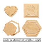 54 Pcs/Set Quilting Templates Quilt Stencils Handmade Mixed Quilt Templates Sewing Patterns Set Quilter Styling Tool Clear Acrylic Stencil DIY Tools for Patchwork Leather Craft Quilting Sewing Tool