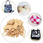 54 Pcs/Set Quilting Templates Quilt Stencils Handmade Mixed Quilt Templates Sewing Patterns Set Quilter Styling Tool Clear Acrylic Stencil DIY Tools for Patchwork Leather Craft Quilting Sewing Tool