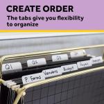 Post-it Tabs, 1 in Solid, Aqua, Yellow, Pink, Red, Green, Orange, 6/Color, 36/Dispenser (686-ALOPRYT)