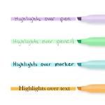 Sharpie Pocket Highlighters, Mild Pastel Colors, Assorted, Chisel Tip, 12 Count - School, Home, and Office Use, Teacher Supplies