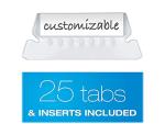 Pendaflex Hanging File Folders, Letter Size, Assorted Colors, 1/5-Cut Adjustable Tabs, 25 Per Box (81663)