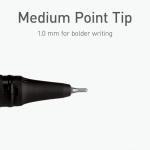 Pentonic Glitter Gel Pens, 10 Count, 10 Assorted Colors, 1.0 mm Bold Point, Smooth Writing For Journaling, Notetaking & Art Projects (1002365)