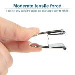 Assorted Size Binder Clips & Jumbo Paper Clips Set - 340pcs Black, Large for Office & School Supplies, in Container with Compartments