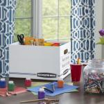 Bankers Box 12 Pack Standard Duty File Storage Boxes, Standard Assembly, Removable Lid, Letter/Legal (0071301)