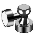 LOVIMAG Fridge Magnets 12Pcs Refrigerator Whiteboard Small Strong Magnet Classroom Kitchen Accessories Decorative Locker Set Decor Must Haves Office Calendar Refrigerador Magnetic Cute Crafts Black