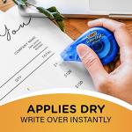 BIC Wite-Out Brand EZ Correct Correction Tape, 39.3 Feet, 2-Count Pack of White Correction Tape, Fast, Clean and Easy to Use Tear-Resistant Tape Office or School Supplies