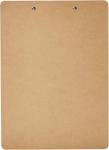 Amazon Basics Hardboard Office Clipboard, 6-Pack, Brown