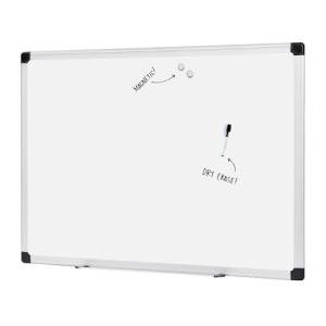 Amazon Basics Magnetic Whiteboard/Dry Erase Board, 36 x 48-inch, Aluminum Frame, Silver/White