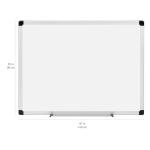 Amazon Basics Magnetic Whiteboard/Dry Erase Board, 36 x 48-inch, Aluminum Frame, Silver/White