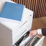 Smead Expandable Office Desk File Sorter, Office Supplies, Alphabetic (A-Z) Desk Organizer, 20 Indexing Dividers, Laminated Tabs, Letter Size, Dark Blue, Office Desk Accessories (89282)