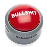 Bullshit Button – The Official Hilarious BS Button with Sound Effects & Flashing Light – Perfect Gag Gift for Friends, Family, and Co-workers - Batteries Included