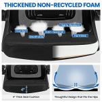 Yaheetech Ergonomic Office Chair, High Back Desk Chair with Headrest and Flip-up Armrest Lumbar Support for Home Office Meeting Room Study, Black