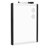 Amazon Basics Small Dry Erase Whiteboard, Magnetic Whiteboard with Marker and Magnets, 8.5" x 11", Plastic/Aluminum Frame