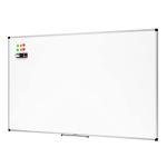 Amazon Basics Large Magnetic Dry Erase Whiteboard with Pen Tray for School, Classroom, Office & Home , 35.4" x 23.6", Aluminum frame