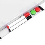 Amazon Basics Large Magnetic Dry Erase Whiteboard with Pen Tray for School, Classroom, Office & Home , 35.4" x 23.6", Aluminum frame