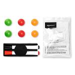 Amazon Basics Large Magnetic Dry Erase Whiteboard with Pen Tray for School, Classroom, Office & Home , 35.4" x 23.6", Aluminum frame