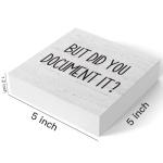 But Did You Document It Office Decor Wooden Box Sign Decorative Funny Office Wood Box Sign Home Rustic Farmhouse Square Desk Decor Sign for Shelf Office Desk Accessories 5 x 5 Inches