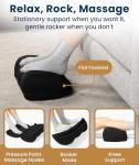 Everlasting Comfort Adjustable Cloud Foot Rest for Under Desk at Work with Pressure Point Nodes - Comfortable Memory Foam Office Foot Stool & Under Desk Pillow for Gaming & Home Accessories