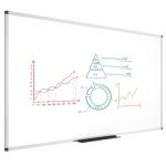 VIZ-PRO Dry Erase Board/Magnetic Whiteboard, 72 x 48 Inches, Large Wall Mounted Board for School Office and Home 6' x 4'