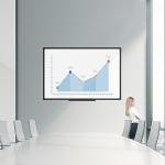 JILoffice Magnetic Whiteboard/White Board, Dry Erase Board 48 x 36 Inch, Black Aluminum Frame Wall Mounted Board for Office Home and School