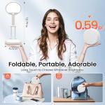 One Fire Cordless Desk Lamp,Dimmable Small Battery Powered Lights,3600mAh Rechargeable Wireless Table Lamp,Mini Lamp&Portable Light for Bed,Book Reading,Home for Small Spaces,Nail Light,Craft,Office